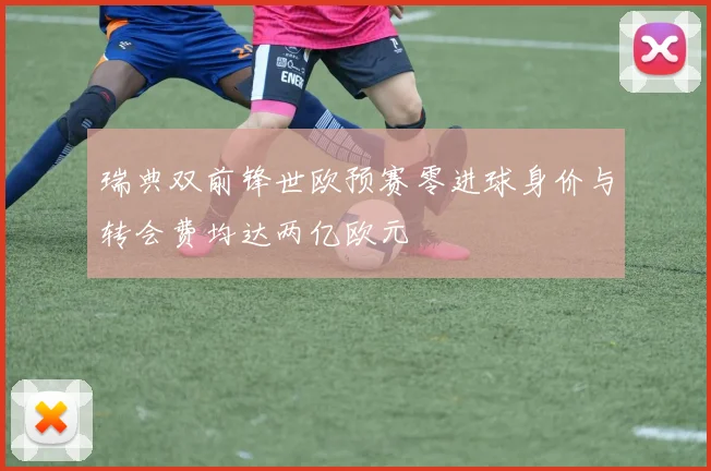 瑞典双前锋世欧预赛零进球身价与转会费均达两亿欧元